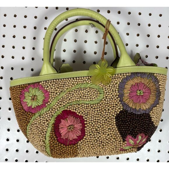 Sigrid Olsen beaded embroidered hand bag - Picture 1 of 9
